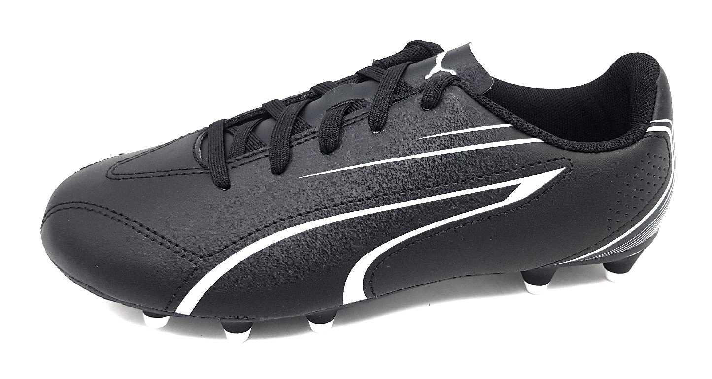 Puma Vitoria FG JR 107486 Schwarz 01 Black/ White