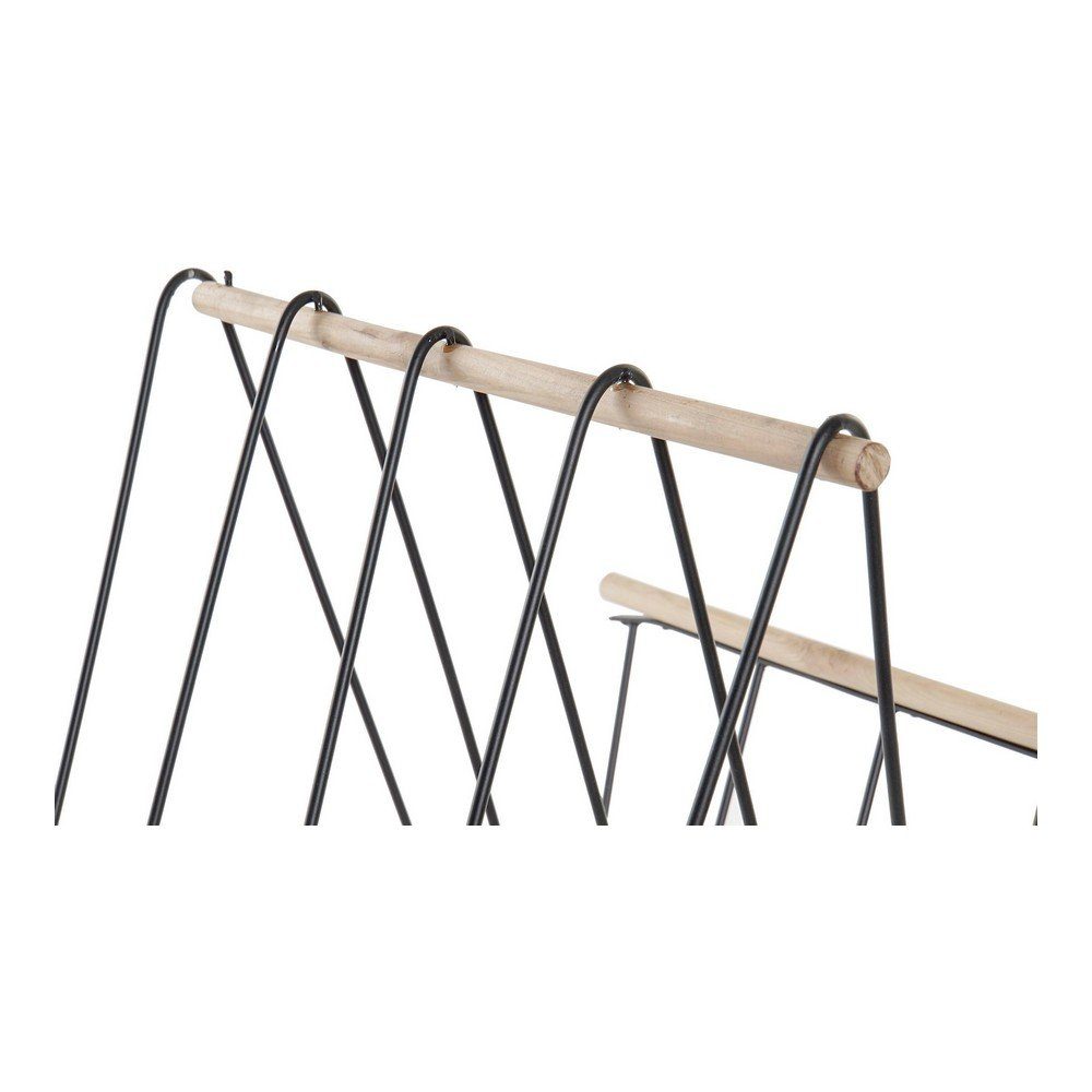 DKD Home Decor Zeitungsständer Zeitschriftenkorb Zeitschriftenständer DKD Home Decor Eisen Holz MDF