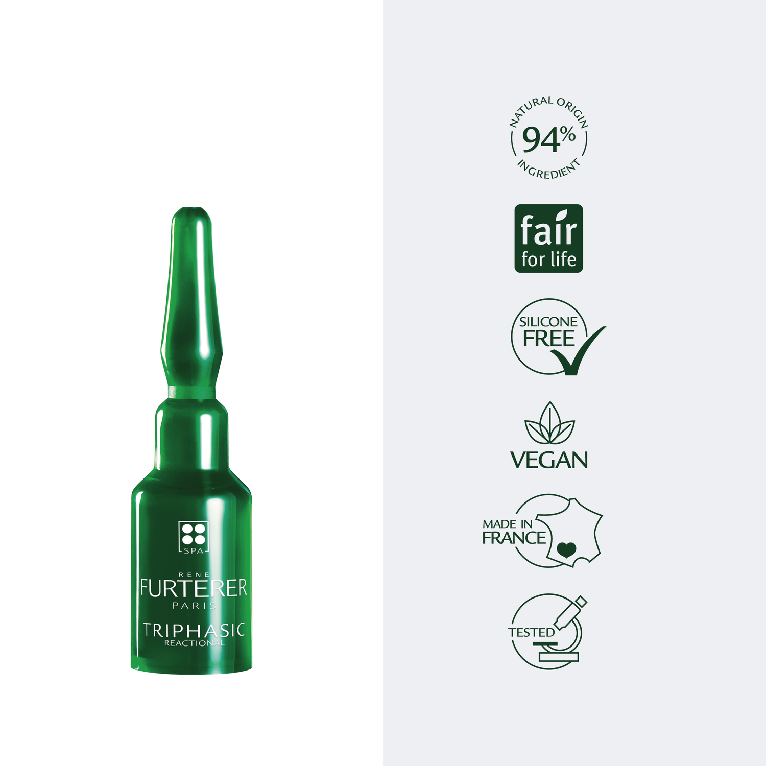 René Furterer Rituel Anti-Chute Triphasic Reactional - Coffret 12 Ampoules