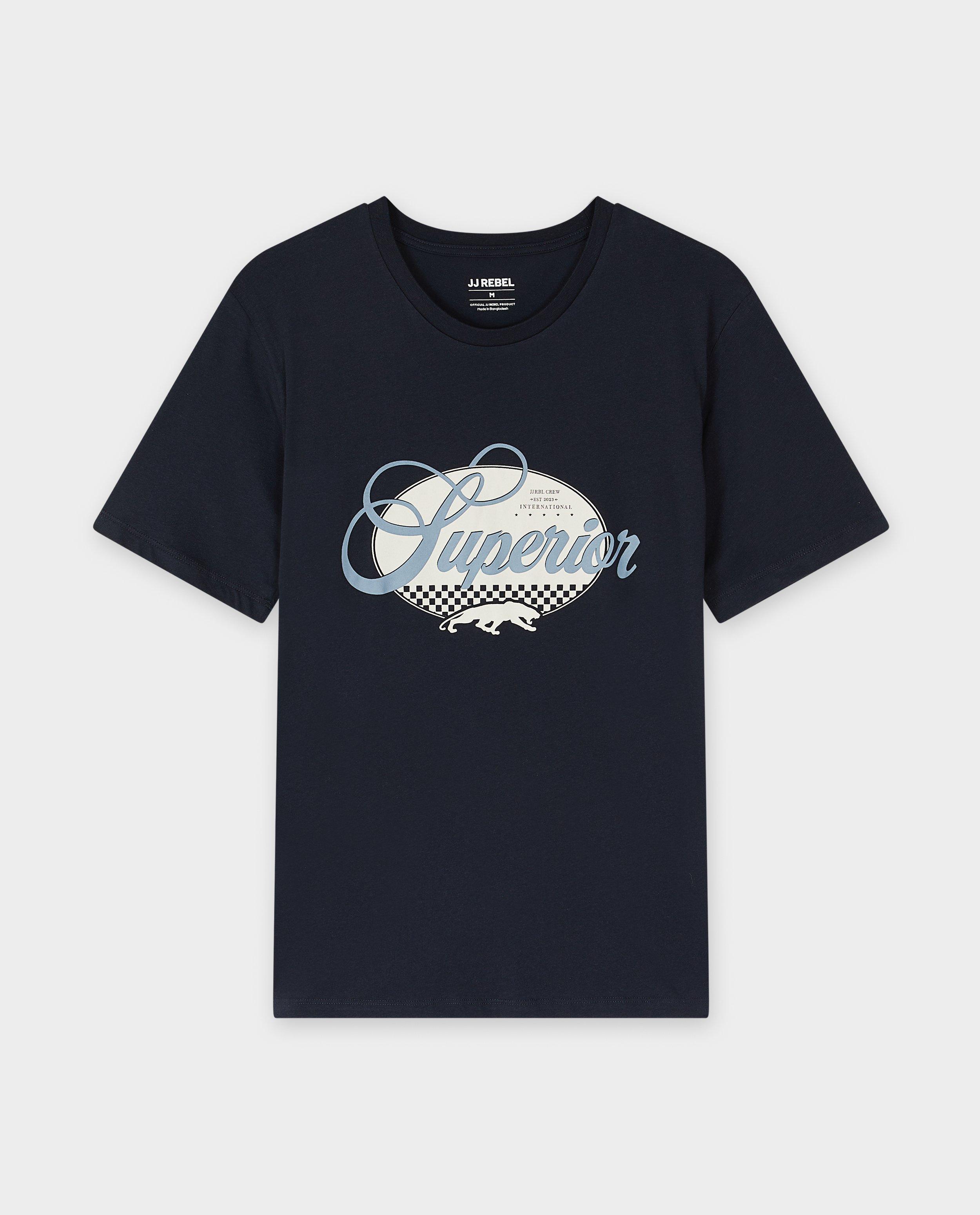 JJ Rebel T-shirt med tryck mörkblå