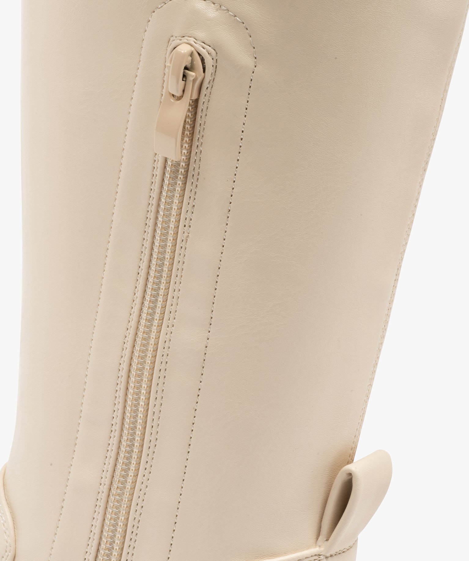 Cuissardes femme unies à semelle épaisse et crantée beige | GEMO