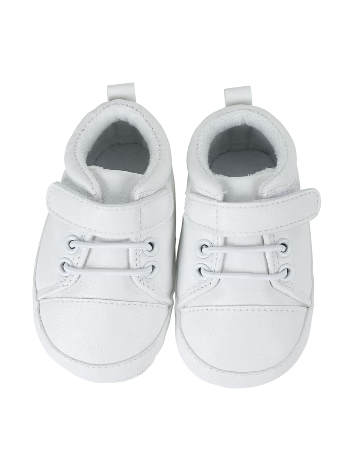 Sterntaler Baby Schuhe uni in weiß günstig kaufen