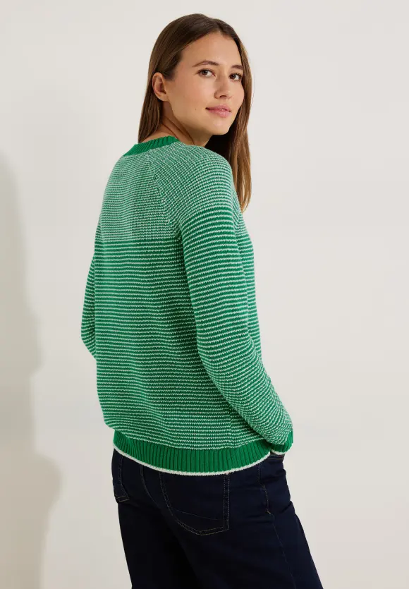 CECIL Gestreifter Strickpullover