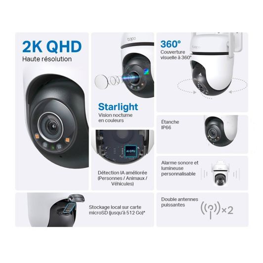 Sicherheitskamera TAPO C520WS EX MO 2K