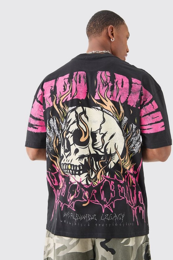 Oversize T-Shirt mit Naht-Detail