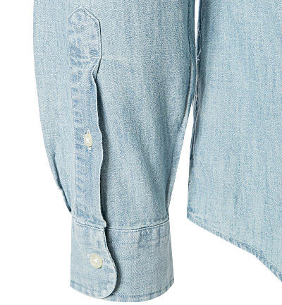Polo Ralph Lauren, Jeanshemd, Custom Fit, Baumwolle, hellblau