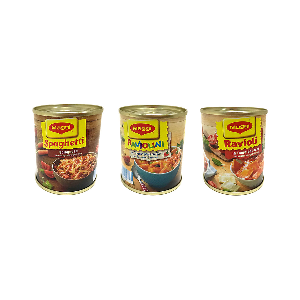 Spiellebensmittel Maggi Metalldosenset
