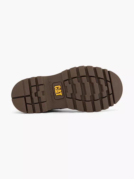 Cat Leder Schnürboots