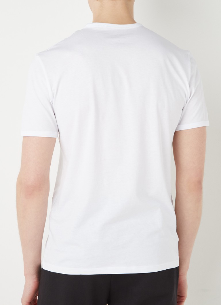 Armani Exchange T-krekls ar pūkaina logotipa apdruku