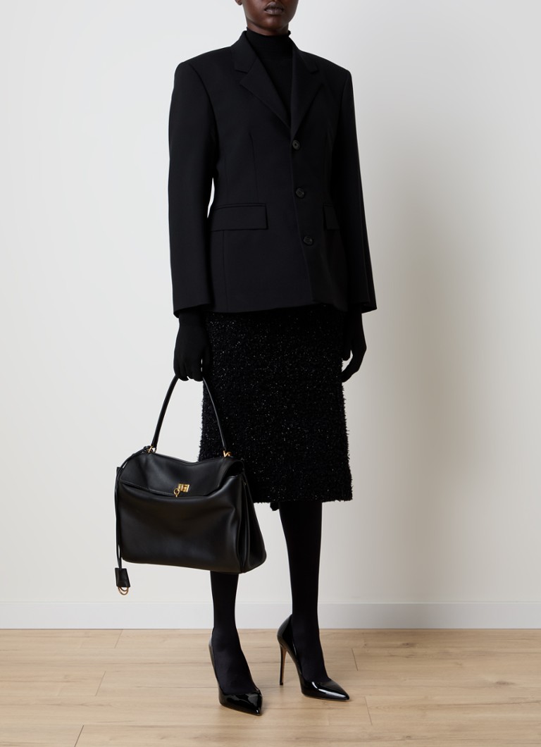 Sacou din lână Balenciaga cu buzunare cu clapă