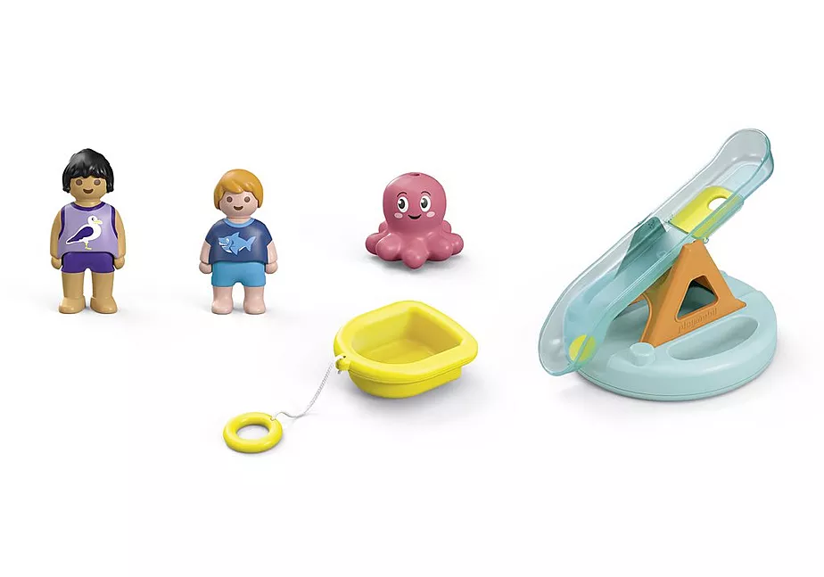 JUNIOR AQUA: Badeinsel mit Wasserrutsche