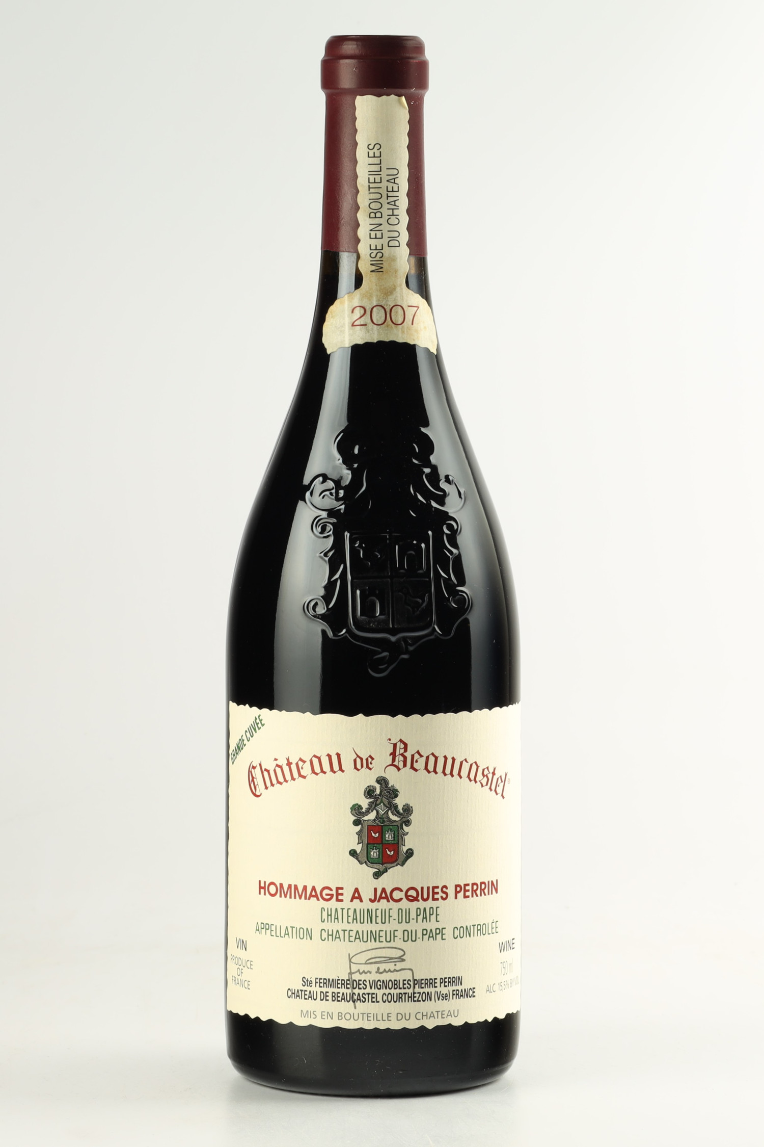 Château De Beaucastel Hommage à Jacques Perrin 2007, Châteauneuf du Pape