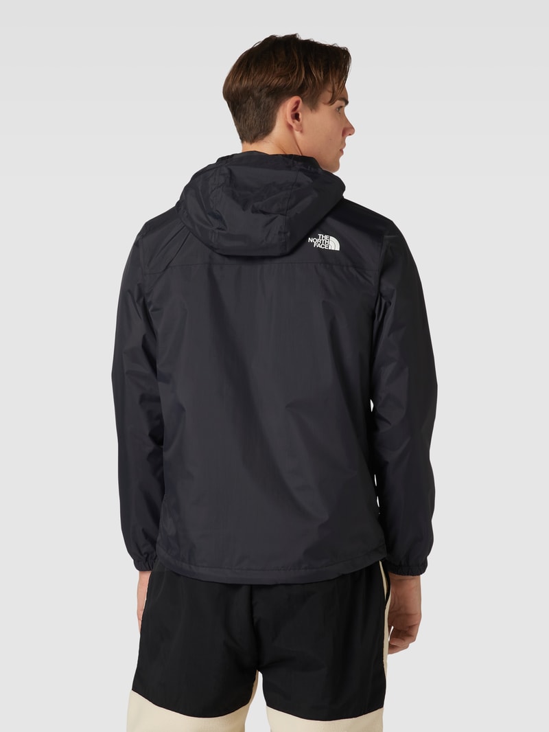 Funktionsjacke mit Logo-Print Modell 'ANTORA' in schwarz