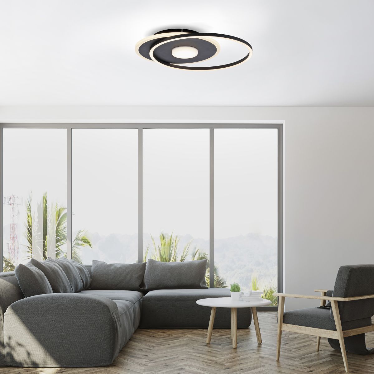 LED Deckenlampe Domino 45 x 45 cm
