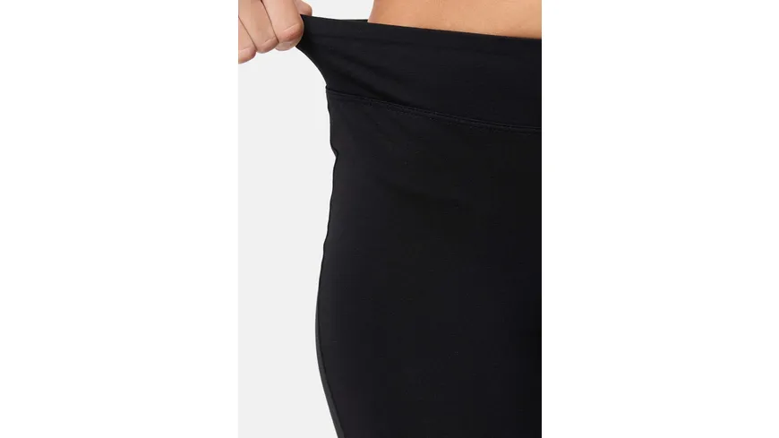 NUR DIE Damen Leggings Baumwolle 100 DEN schwarz