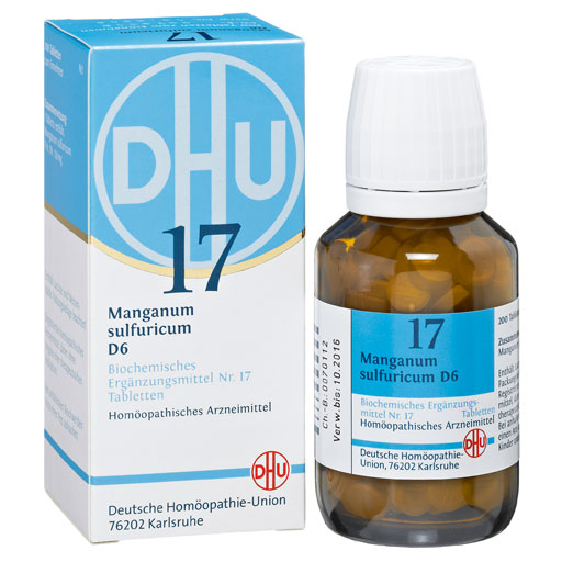 BIOCHEMIE DHU 17 Manganum sulfuricum D 6 Tabletten  200 St  Tabletten