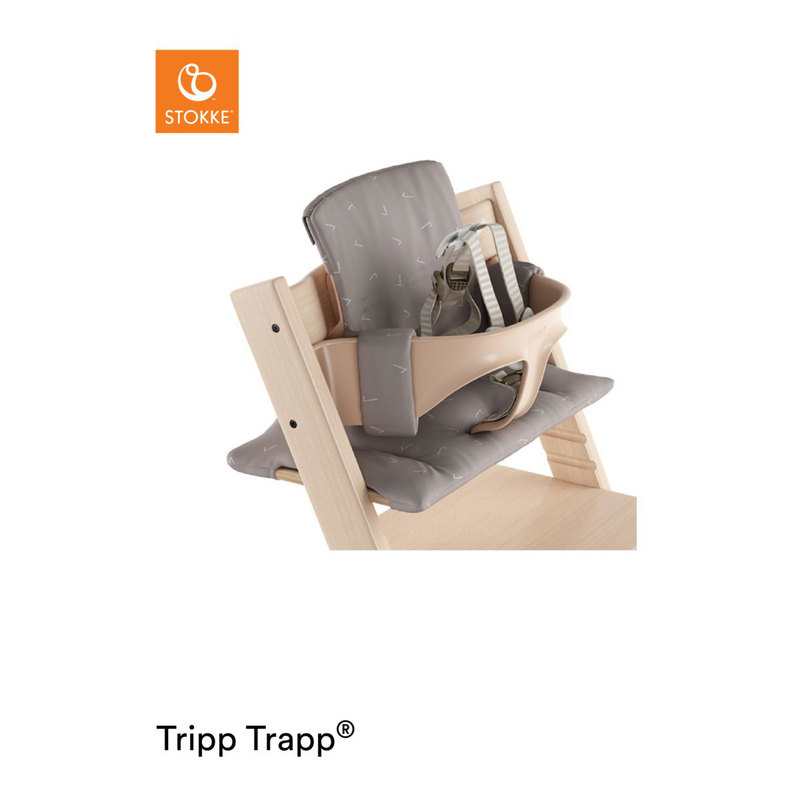 Coussin iconique gris pour chaise haute Tripp Trapp Stokke