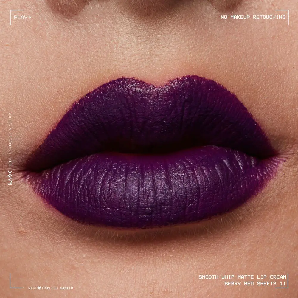 NYX Smooth Whip Matte Lip Cream Pomada do ust Berry Bed Sheets