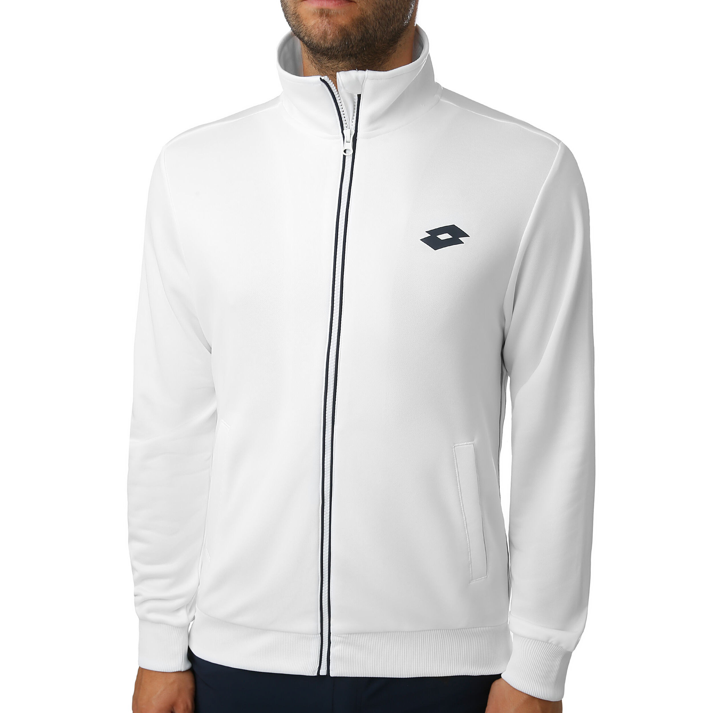 Teams PL Trainingsjacke Herren - Weiß, Dunkelgrau