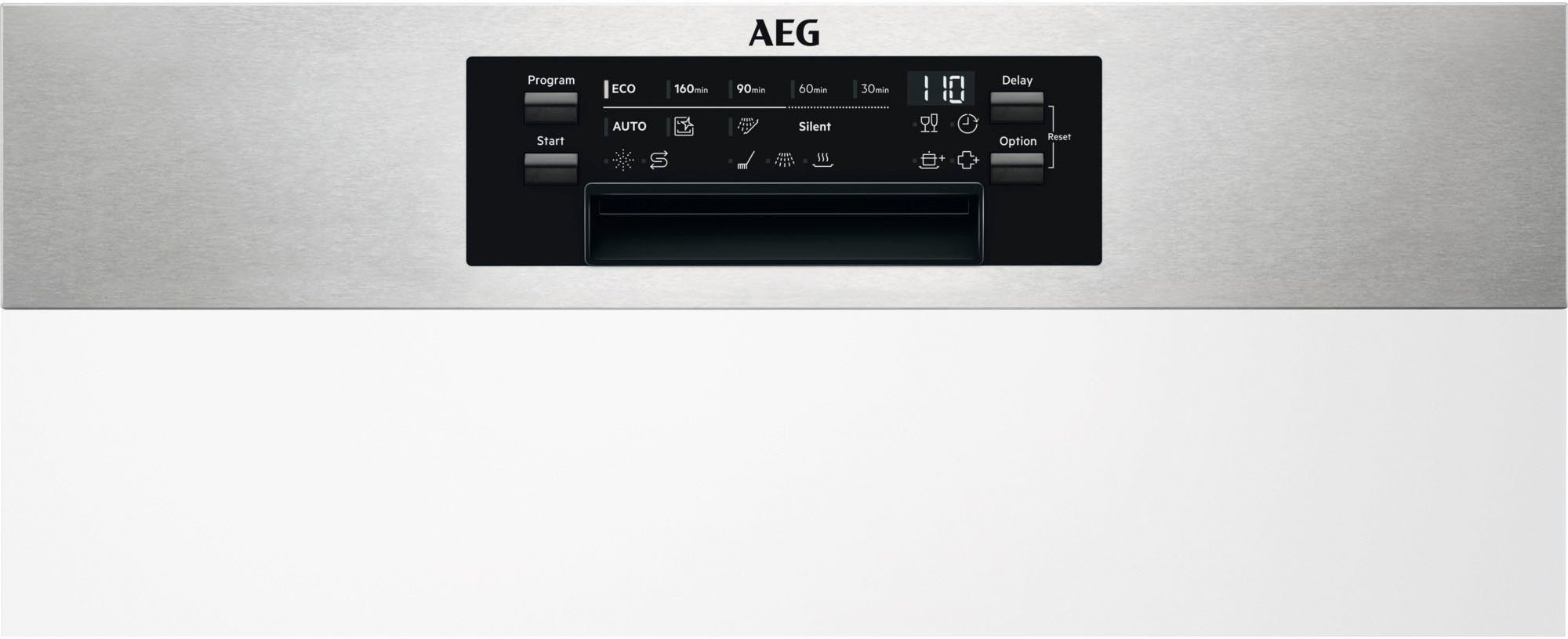 AEG teilintegrierbarer Geschirrspüler Serie 7000, FEE7671APM 911424526, 14 Maßgedecke