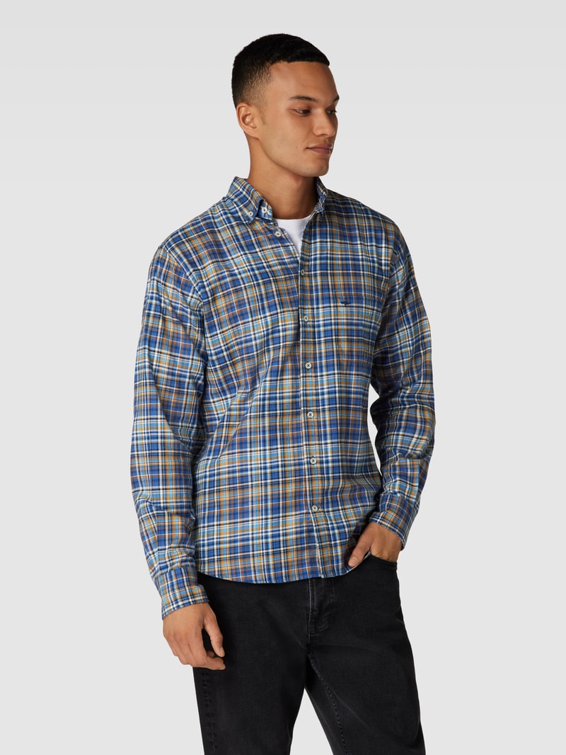 Freizeithemd mit Button-Down-Kragen in camel