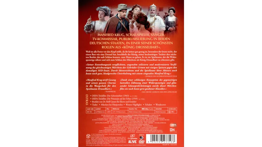 König Drosselbart (Filmjuwelen / DEFA-Märchen)