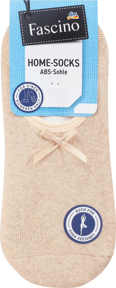 Socken mit Frottee + ABS-Sohle beige Gr. 39-42, 1 St