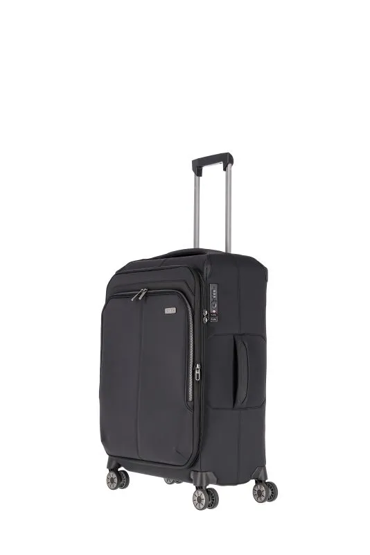 Travelite PRIIMA Trolley M mit 4 Rollen - Schwarz