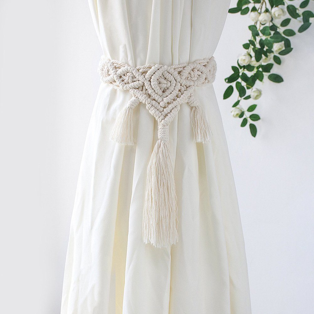 Raffhalter Boho Deko raffhalter für Vorhänge,2 Stück vorhang Raffhalter, SCOHOME, (1 Paar, 2-tlg)