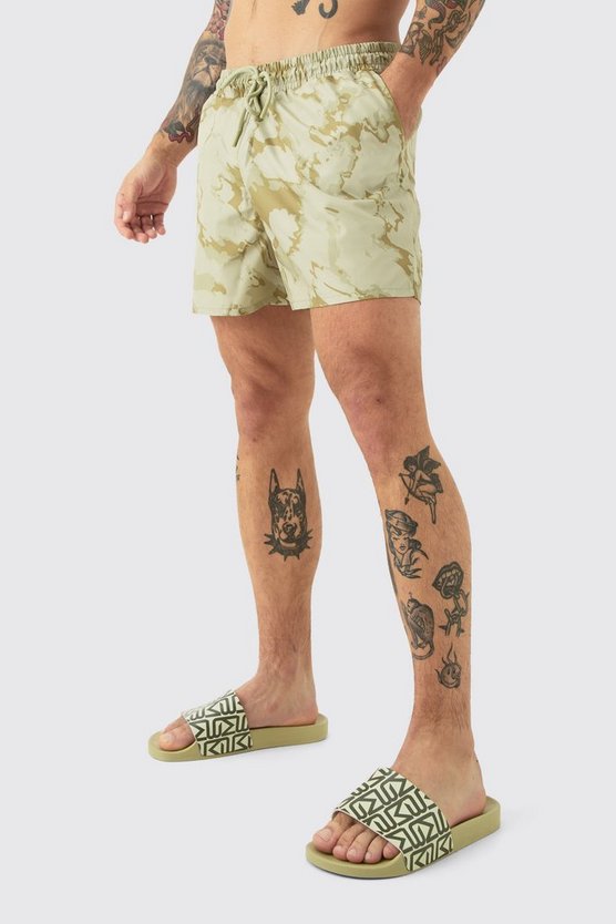 Kurze Camouflage Badehose