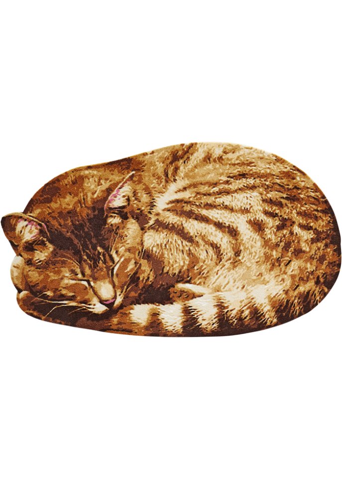 Fußmatte in Katzenform