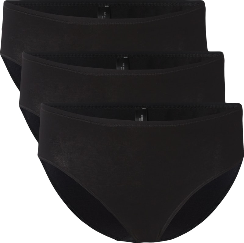 Panties im 3er-Pack in schwarz