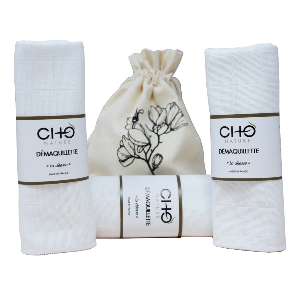cho nature Démaquillettes Mousseline pour démaquiller