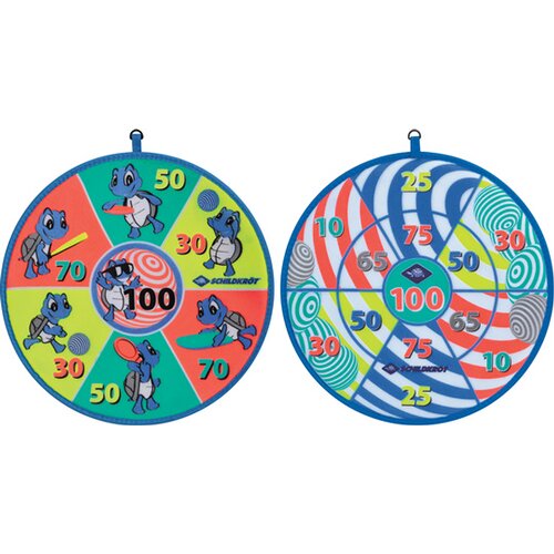 DARTBOARD SCHILDKRÖT SOFT DART SET INKL. 2X3 KLETTBÄLLE