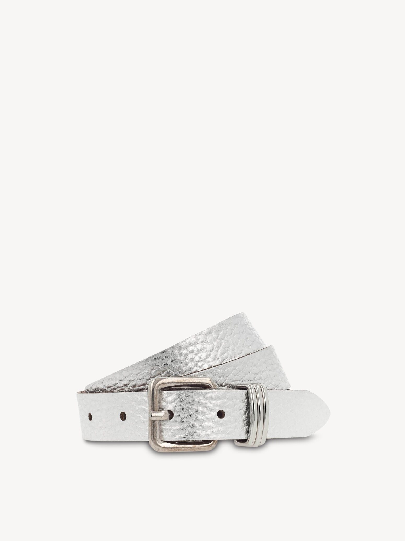Ceinture en cuir - argentés