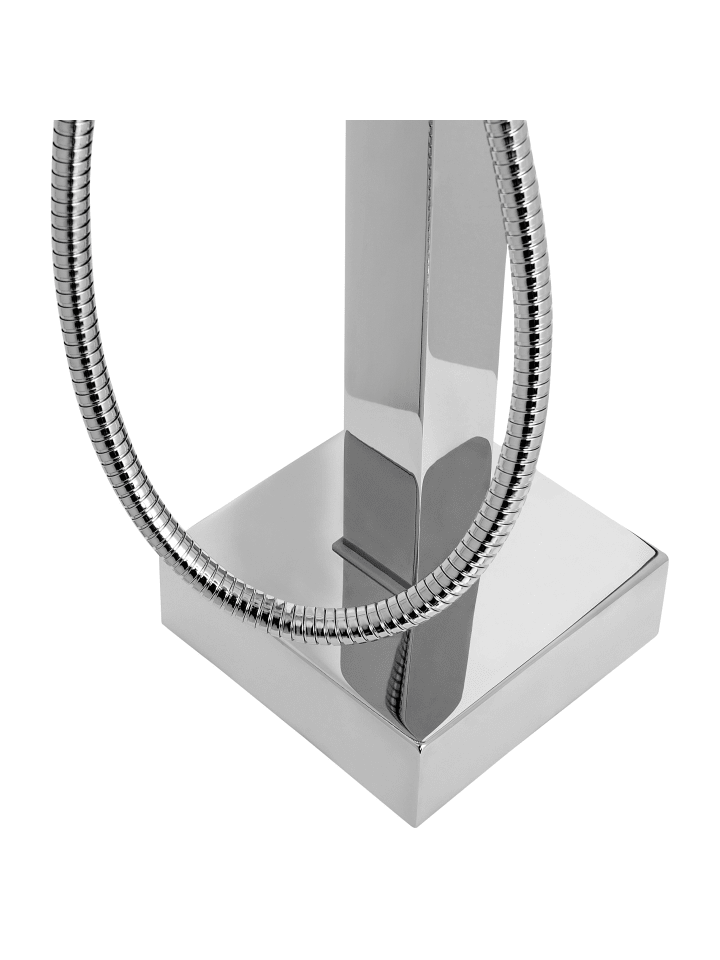 Beliani Wannenarmaturen RIBBON in Silber - (W) 15 x (H) 112 x (L) 23 cm günstig kaufen onesize