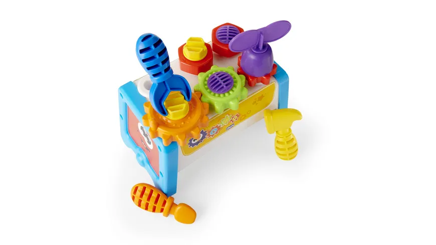 Chicco - 2 in 1 Werkbank mit Werkzeugen, 1 Stück, sortiert
