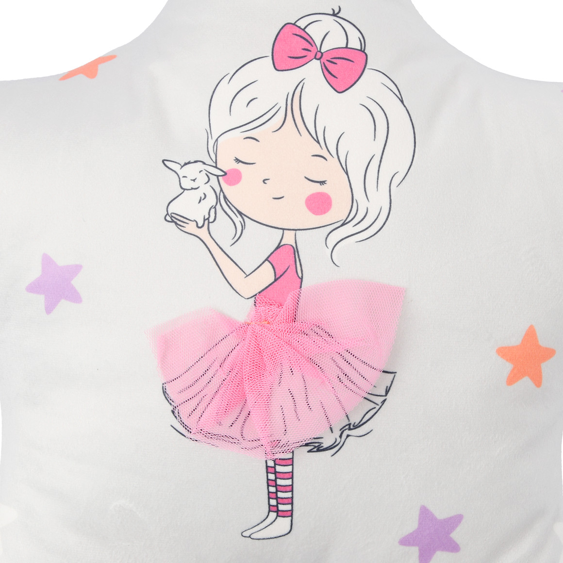 Sternkissen mit Ballerina-Motiv