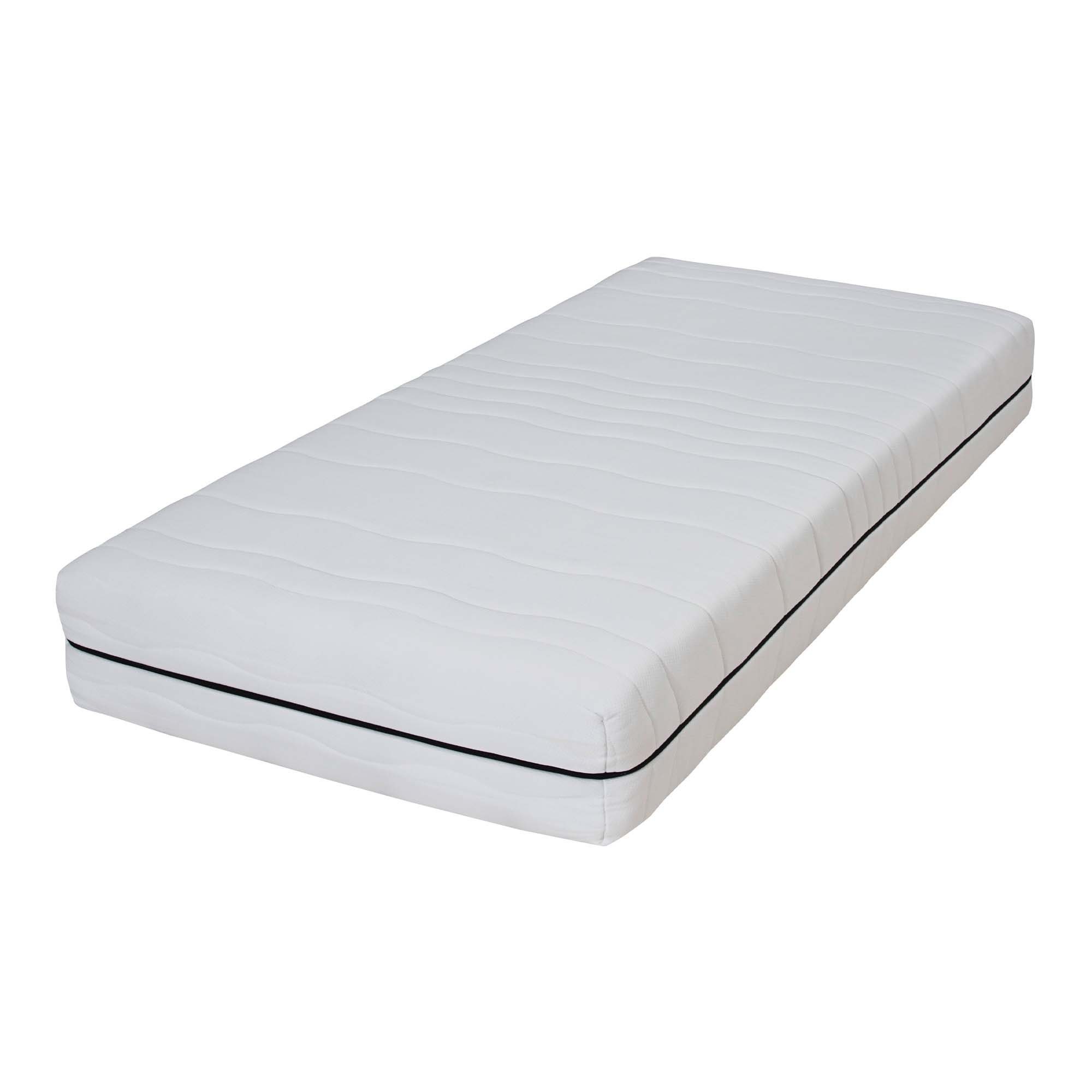 Komfortschaummatratze DREAMSOFT COMFORT V250, GMD Living, 25 cm hoch, (1 Komfortschaummatratze der gewählten Größe), als Wendematratze mit Härtegrad H2 oder H3 nutzbar