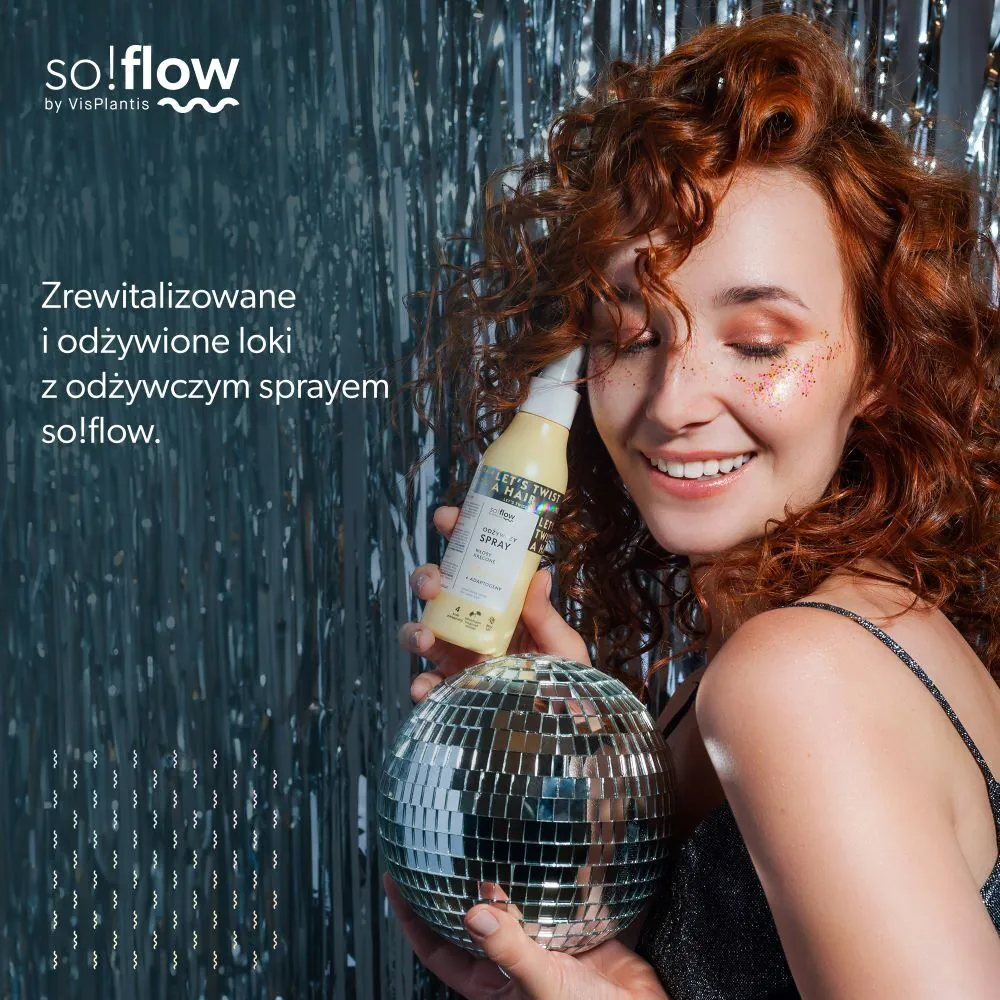 „So!Flow“ maitinamasis purškiklis garbanotiems plaukams