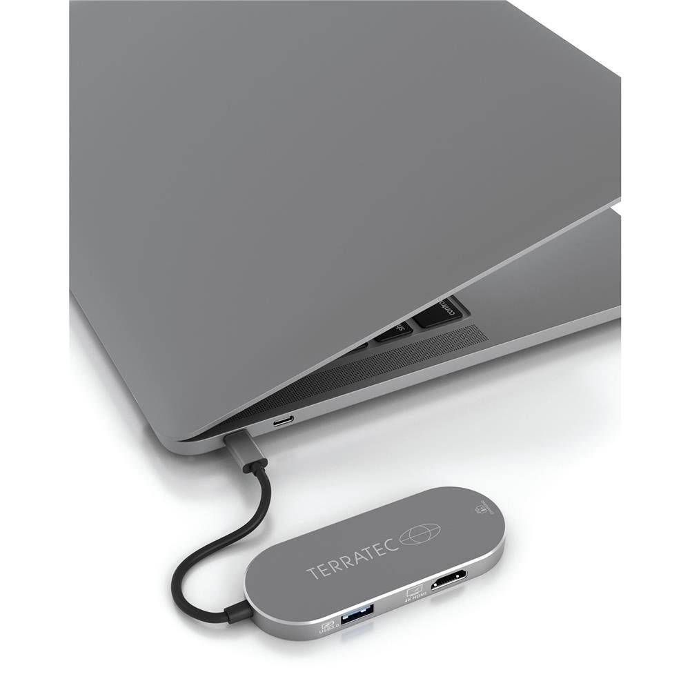 Terratec CONNECT C5 Dockingstation (USB Type-C Adapter mit USB-C PD, HDMI, 2 x USB 3.0 und Card Reader)
