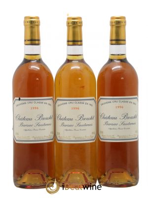 Château Broustet 2ème Grand Cru Classé  1996 - Lot de 3 Bouteilles