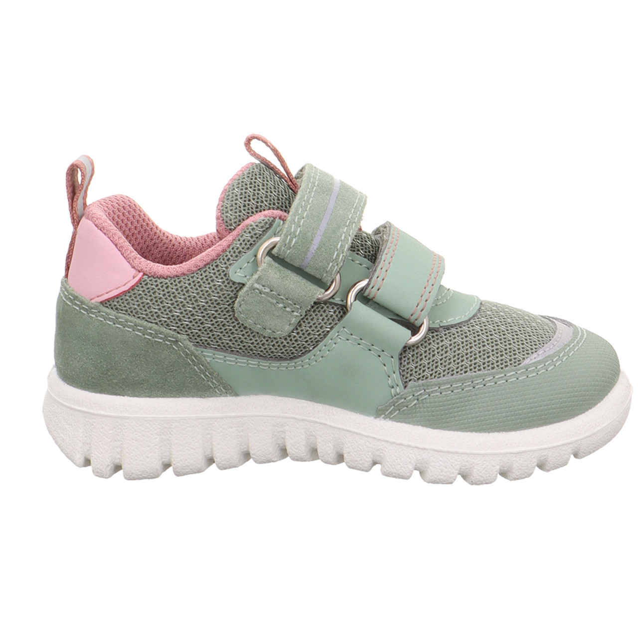 SPORT7 MINI - Hellgrün/RosaSneaker low mit Klettverschluss