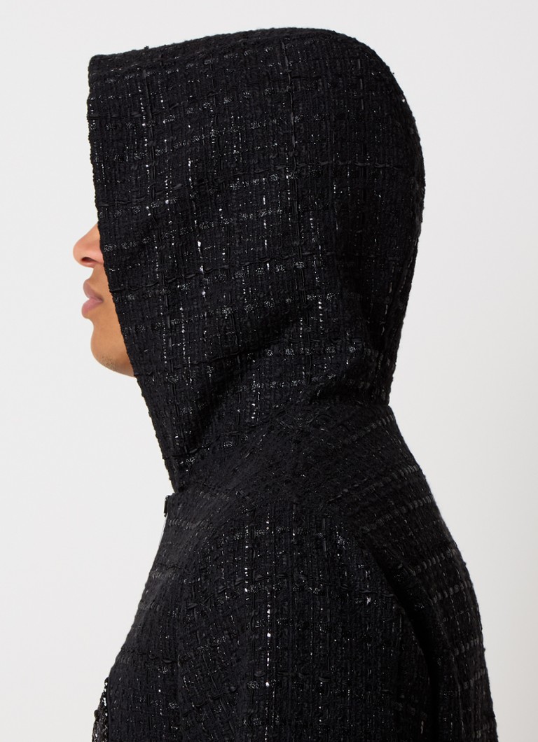 Balmain melegítődzseki tweed mintával és lurexszel