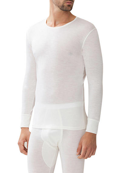 Zimmerli, Longsleeve, Wolle-Seide, ecru