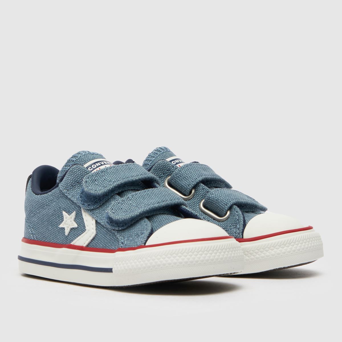 Converse marinblå och vita Star Player 76 v Pojkar Småbarnsskor