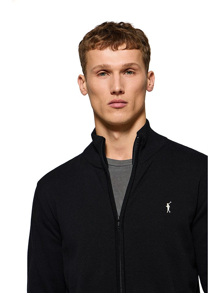 Polo Club Cardigan in Schwarz günstig kaufen