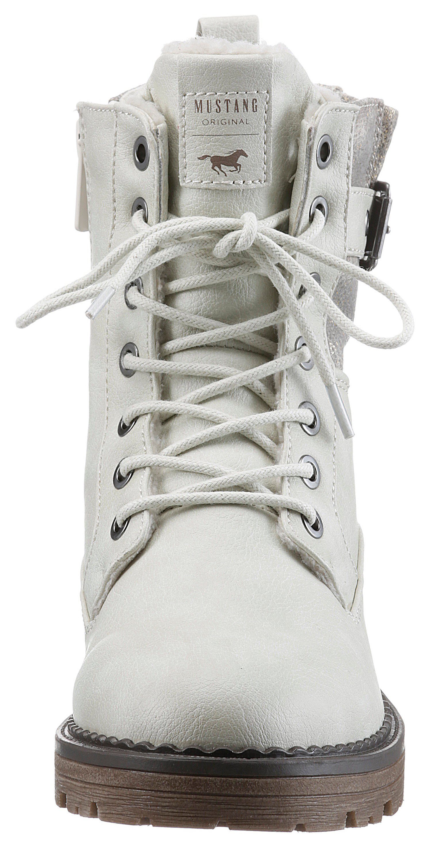 Mustang Shoes Winterboots mit Anziehlasche und Zierschnalle