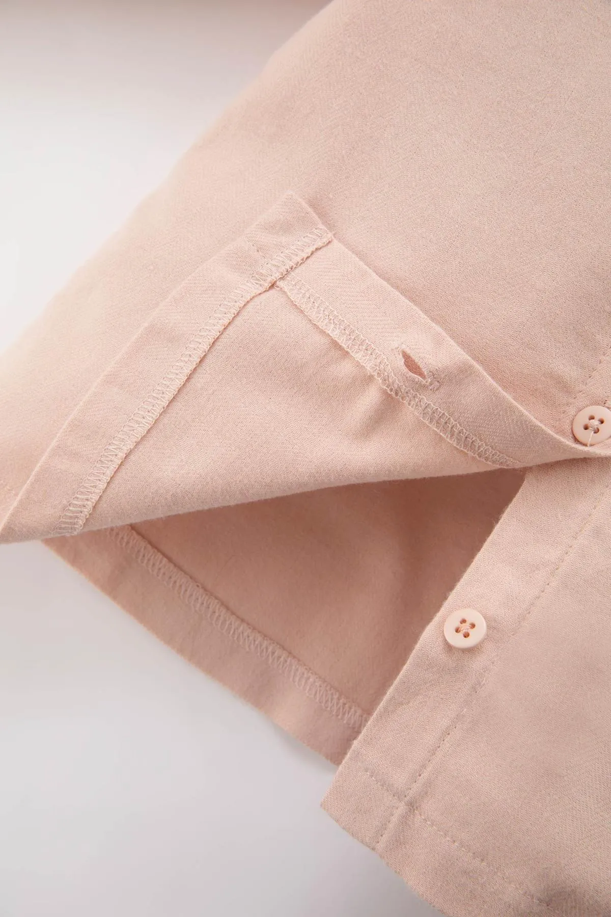 DeFacto  Twill-Langarmshirt mit großem Kragen für Babys