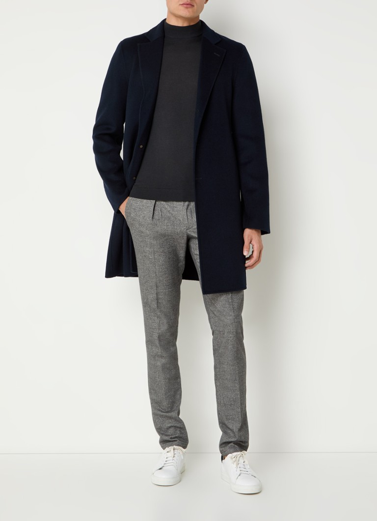 Cappotto Profuomo in misto lana con tasche laterali